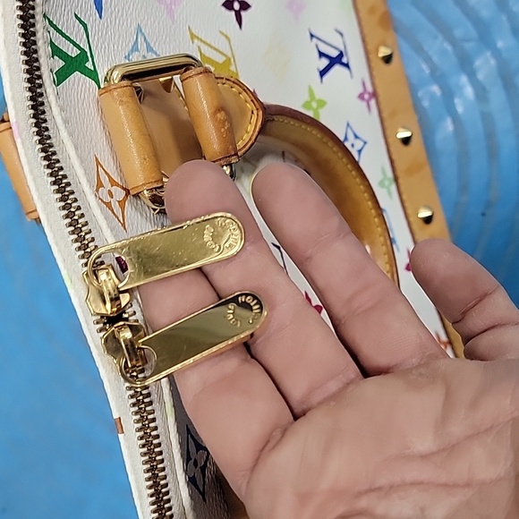 SOLD!!! AUTHENTIC LOUIS VUITTON Murikami multicolor ALMA in PM sz - Picture 9 of 11